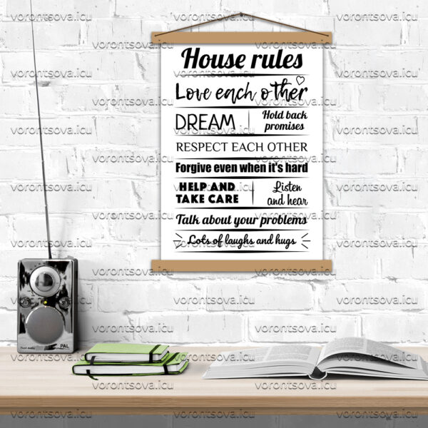 House rules white interior