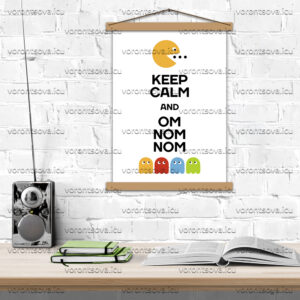 Printable wall art (poster layout) «Om-nom»