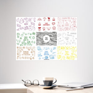 Printable Vision Board «Wish map»
